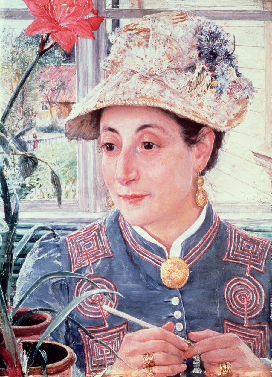 Jeanette Rubenson, 1883 alkotó: Ernst Josephson