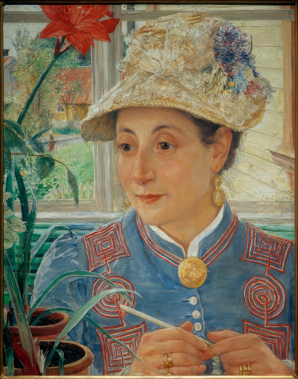 Jeanette Rubenson portréja alkotó: Ernst Josephson