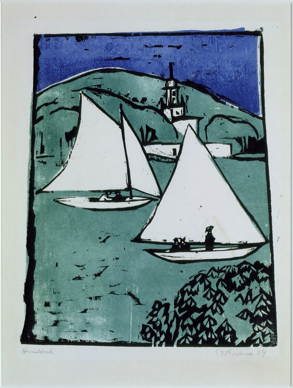 Mueggelsee alkotó: Ernst Ludwig Kirchner