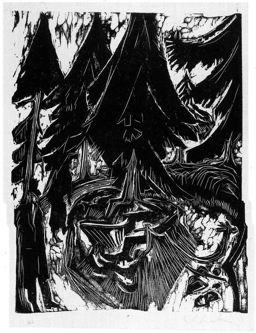 Szanatórium Spaziergang alkotó: Ernst Ludwig Kirchner