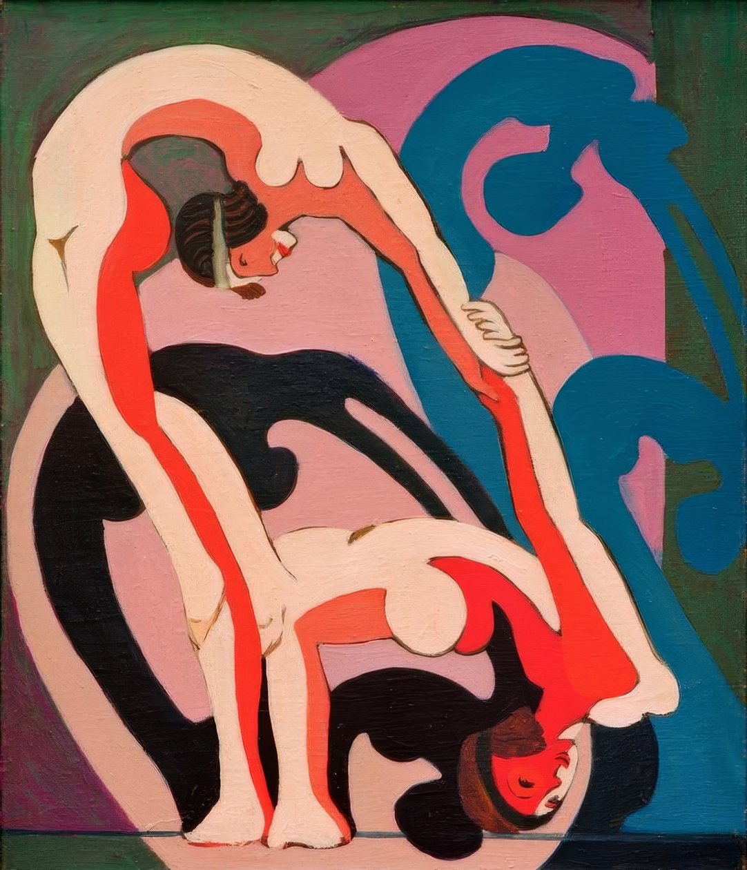 Akrobotenpar - műanyag alkotó: Ernst Ludwig Kirchner