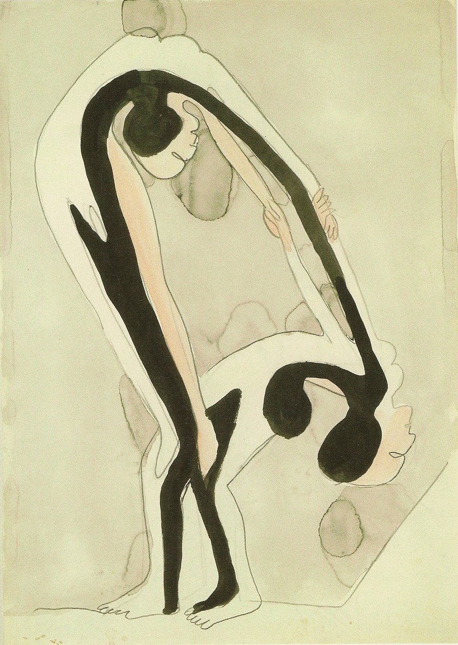 akrobotenpar alkotó: Ernst Ludwig Kirchner