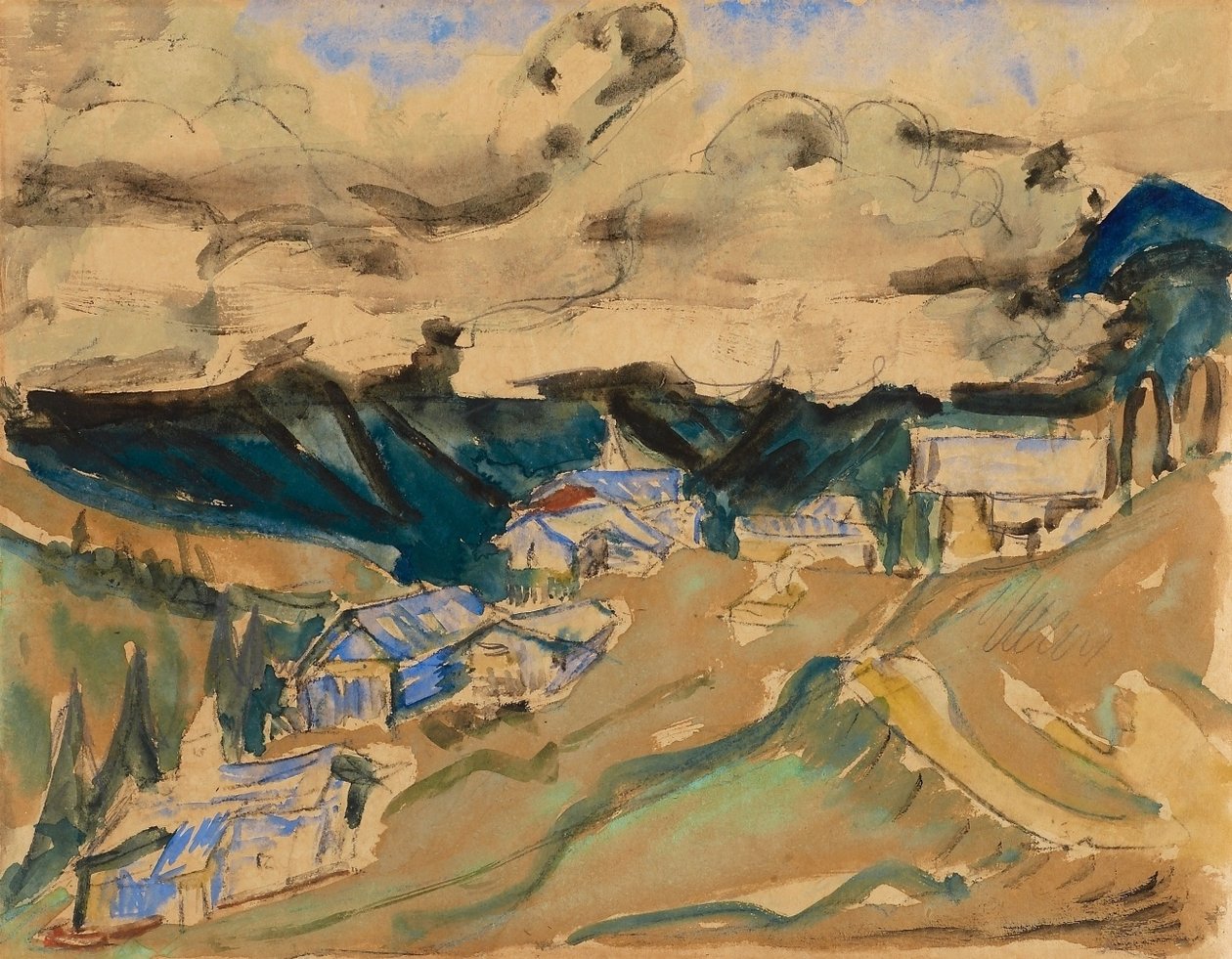 Alpesi táj alkotó: Ernst Ludwig Kirchner