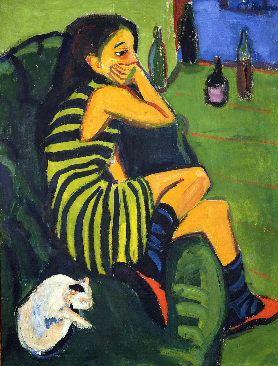 Művész (Marzella) alkotó: Ernst Ludwig Kirchner