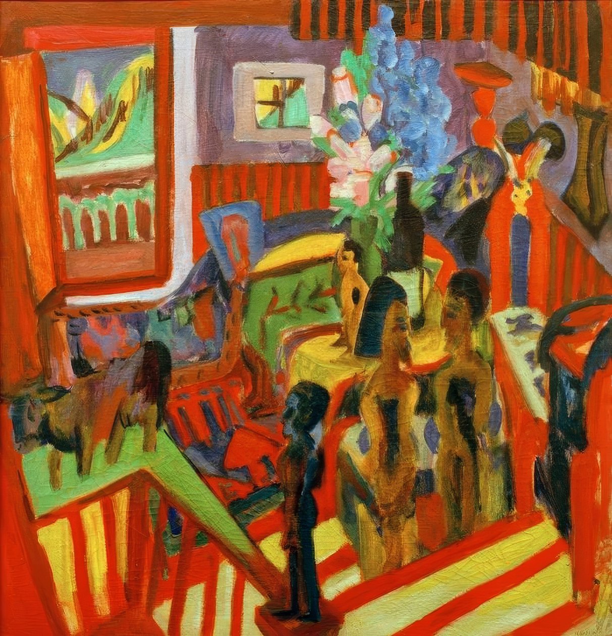 Atelierecke alkotó: Ernst Ludwig Kirchner