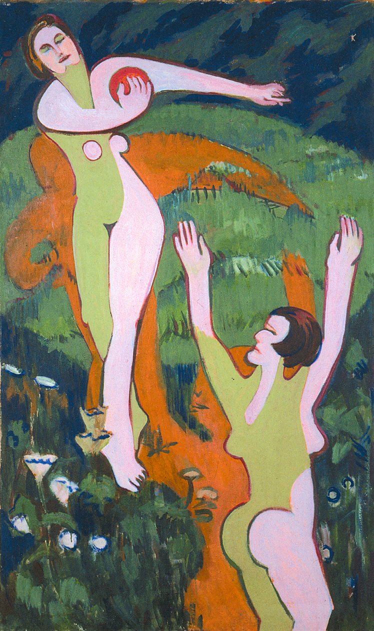 Labdajátékosok alkotó: Ernst Ludwig Kirchner
