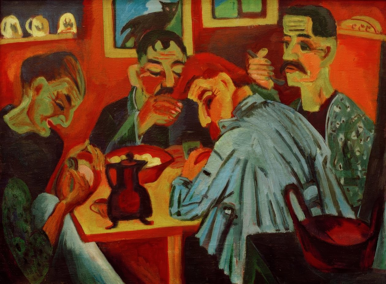 Gazda ebédje alkotó: Ernst Ludwig Kirchner