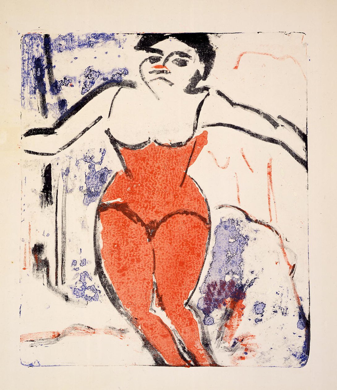 Taps forró művész alkotó: Ernst Ludwig Kirchner