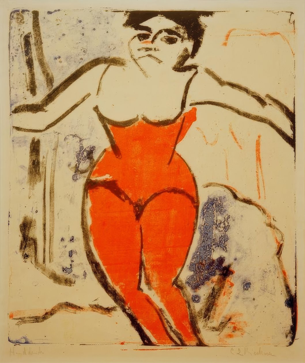 Taps forró művész alkotó: Ernst Ludwig Kirchner