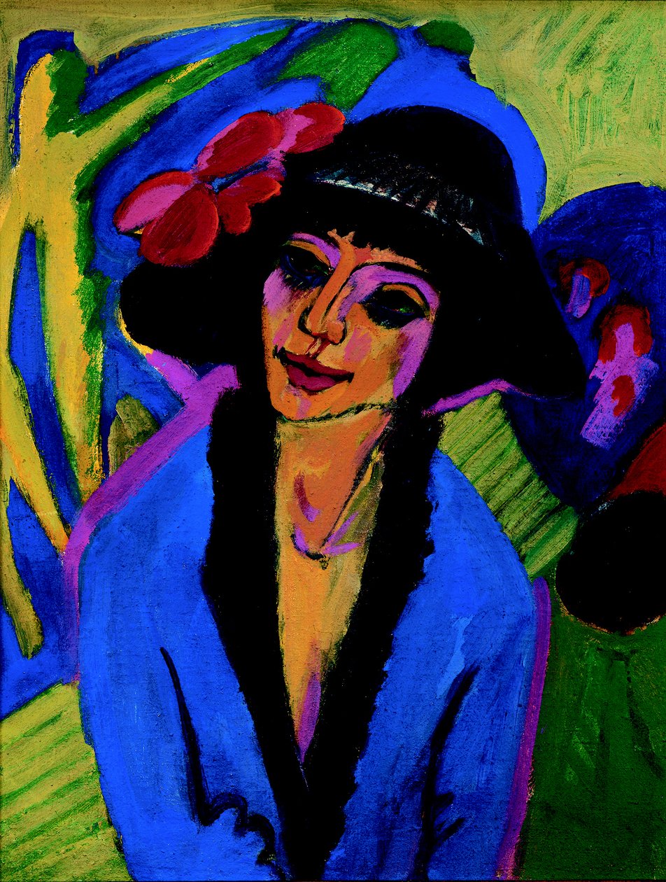 Gerda arcképe alkotó: Ernst Ludwig Kirchner