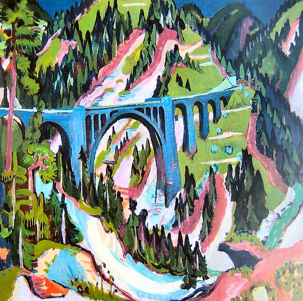 Híd a rétek közelében alkotó: Ernst Ludwig Kirchner