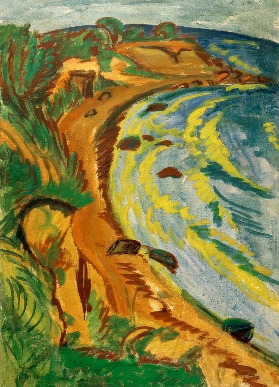 Öböl a Fehmarn-parton alkotó: Ernst Ludwig Kirchner