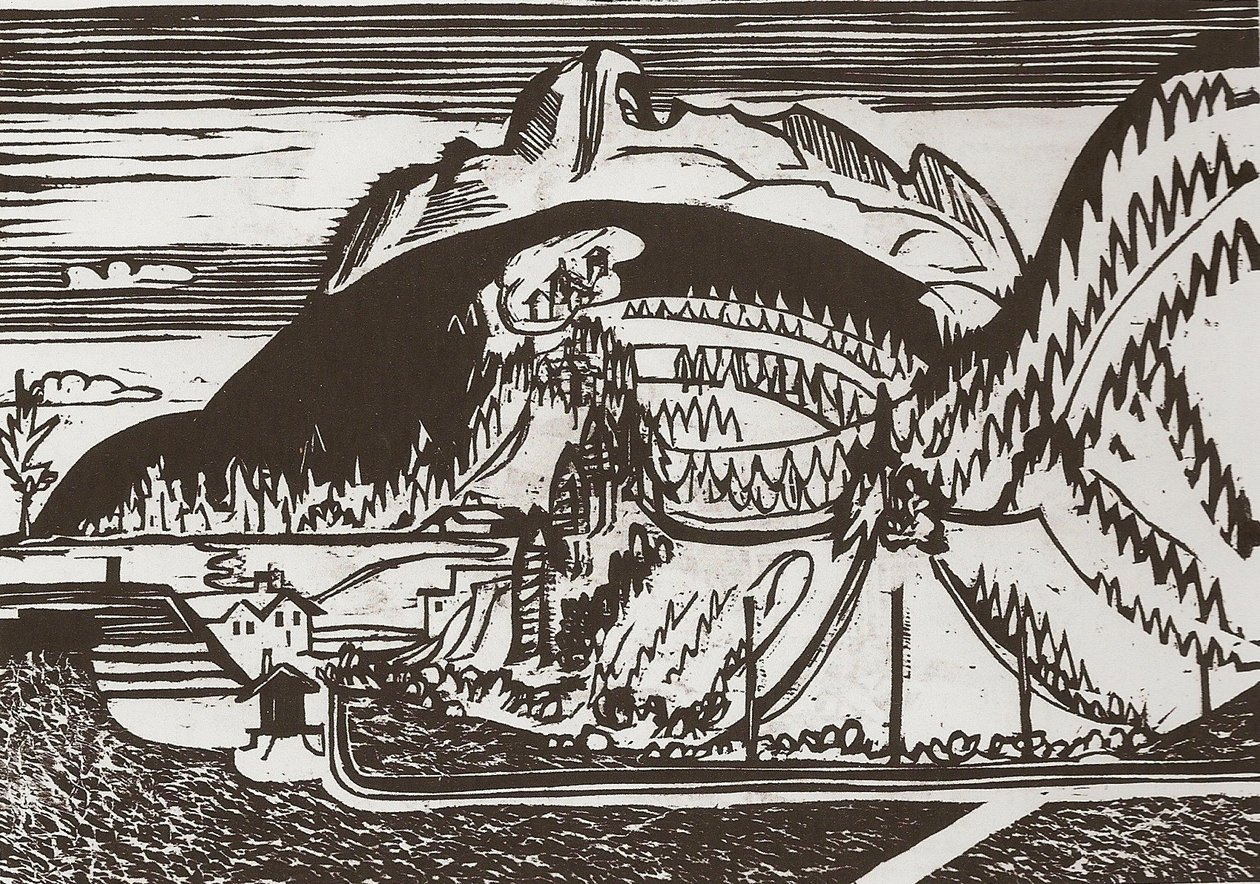Clavadeler berg alkotó: Ernst Ludwig Kirchner