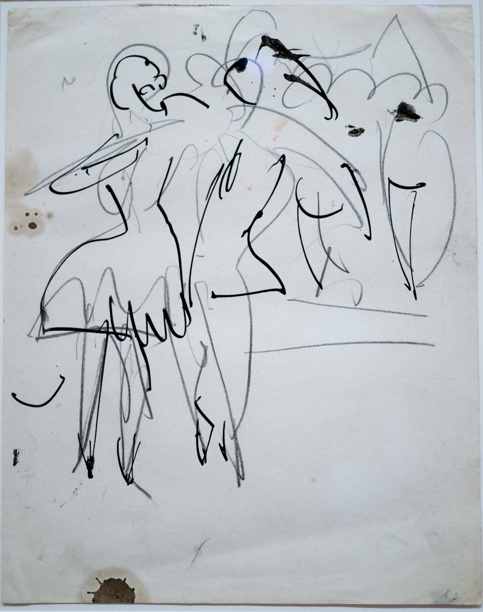 Táncpáros a Variety -ben alkotó: Ernst Ludwig Kirchner