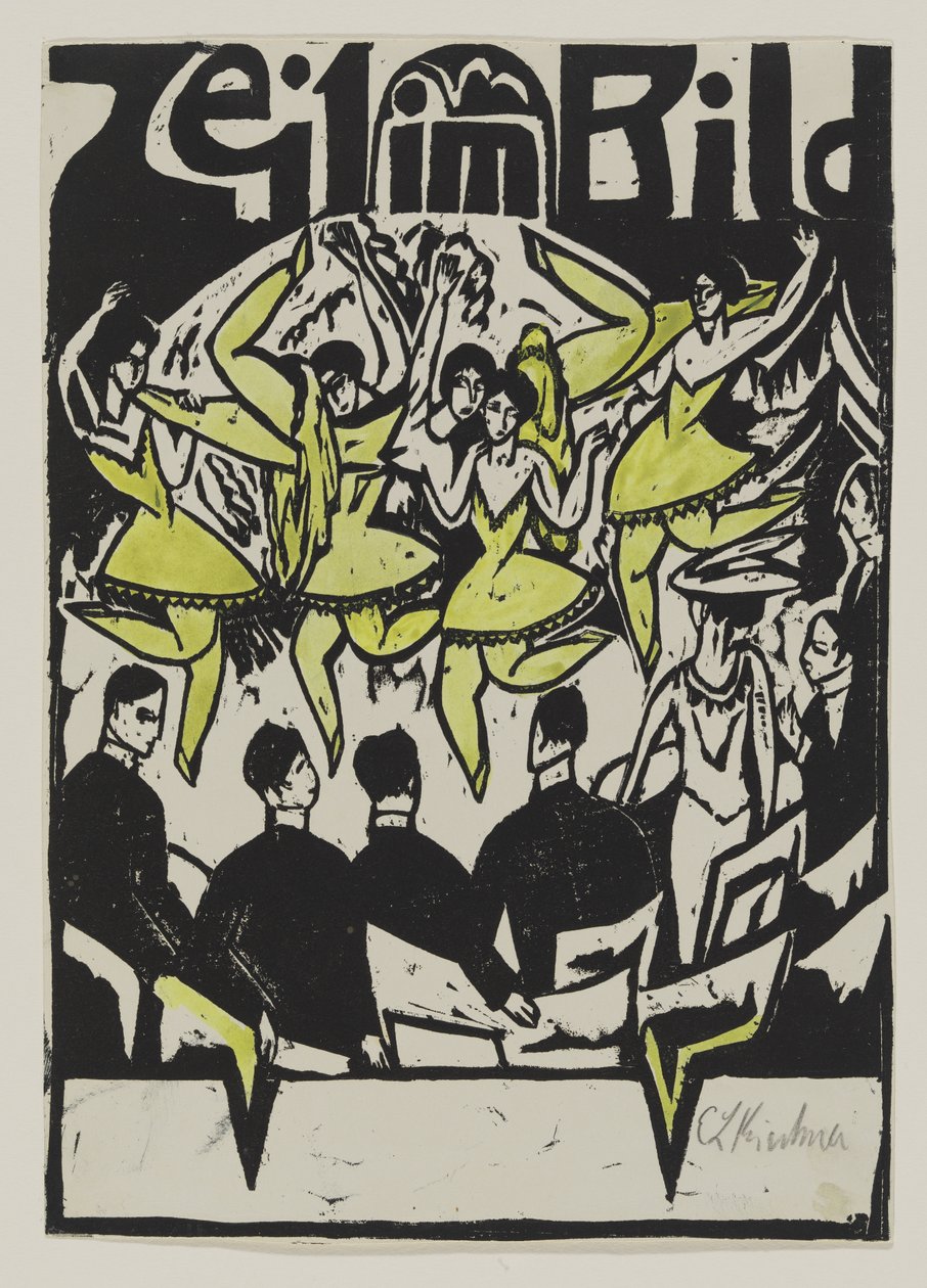 Táncosok a jégpalotában, 1912 alkotó: Ernst Ludwig Kirchner