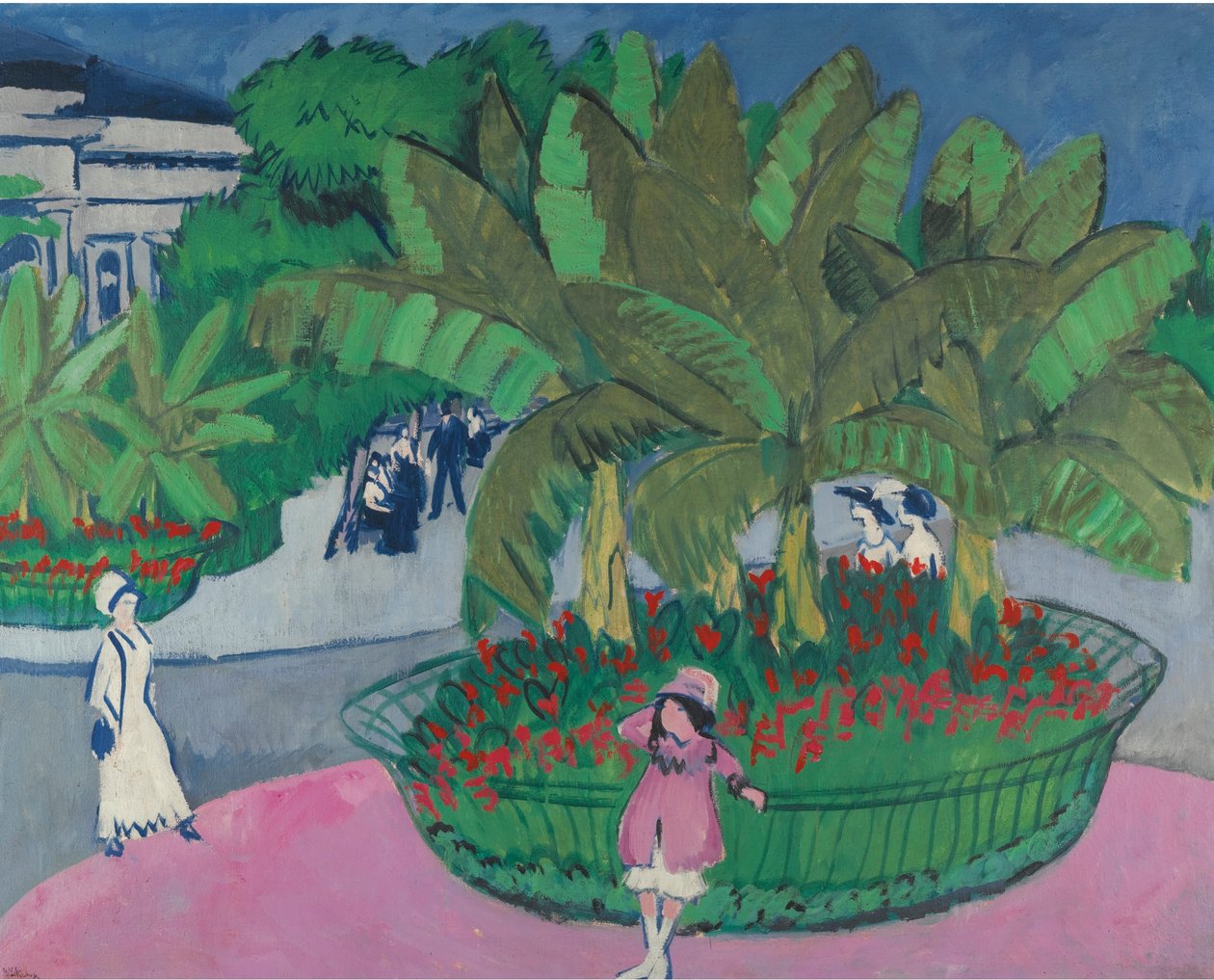 A Boskett, a drezdai Albertplatz alkotó: Ernst Ludwig Kirchner