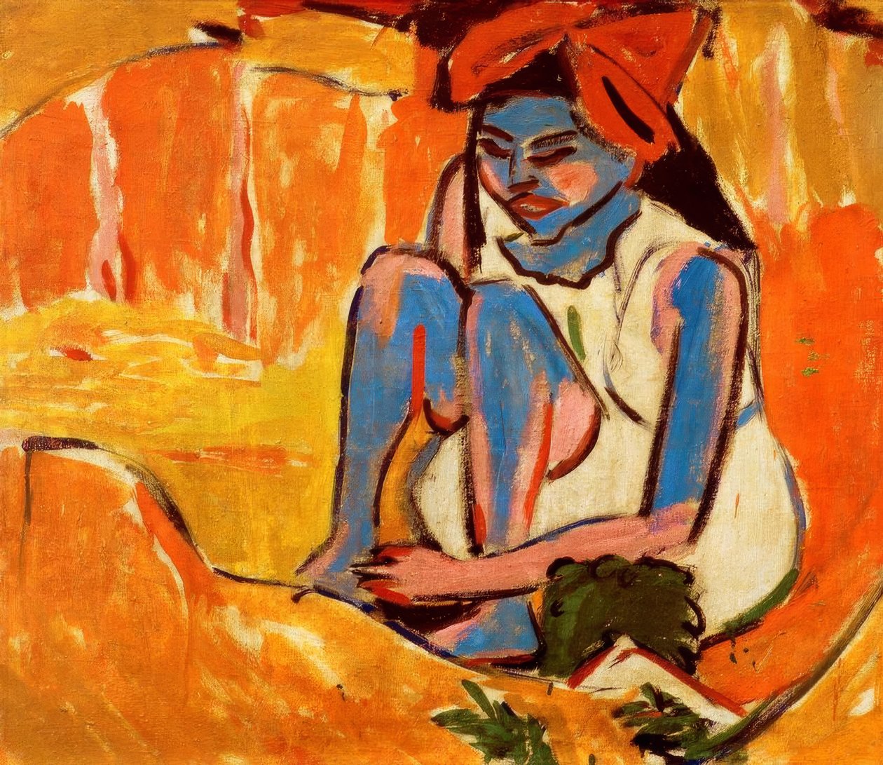 A kék lány a napon alkotó: Ernst Ludwig Kirchner