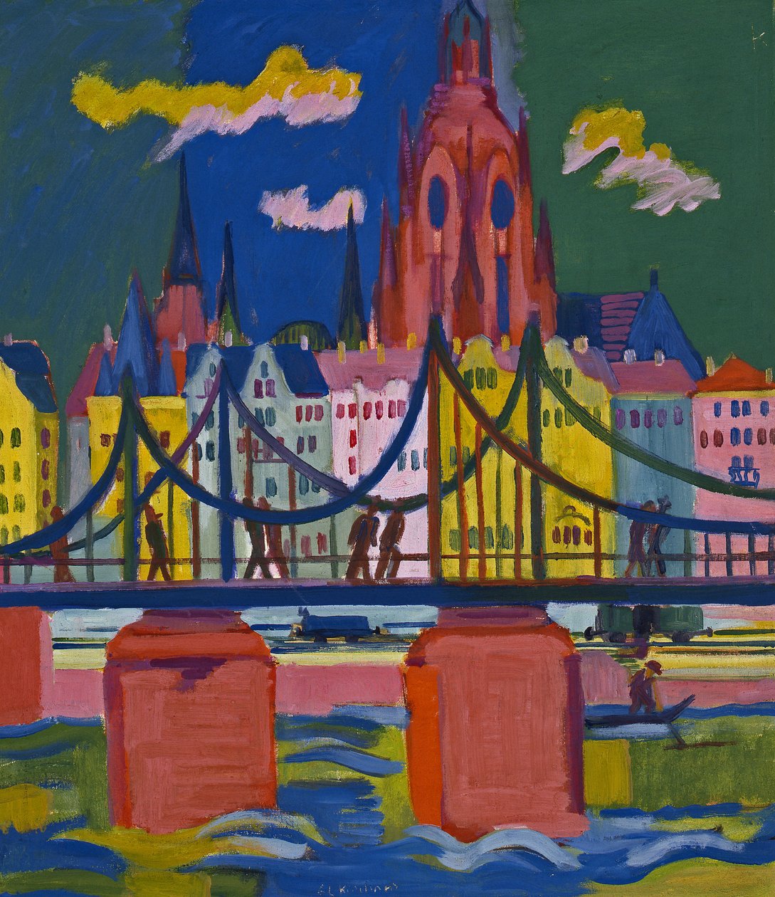 A frankfurti székesegyház alkotó: Ernst Ludwig Kirchner