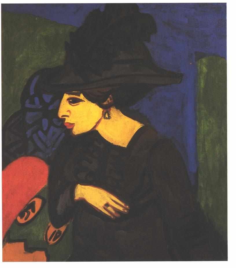 Dodo toll sapkával alkotó: Ernst Ludwig Kirchner