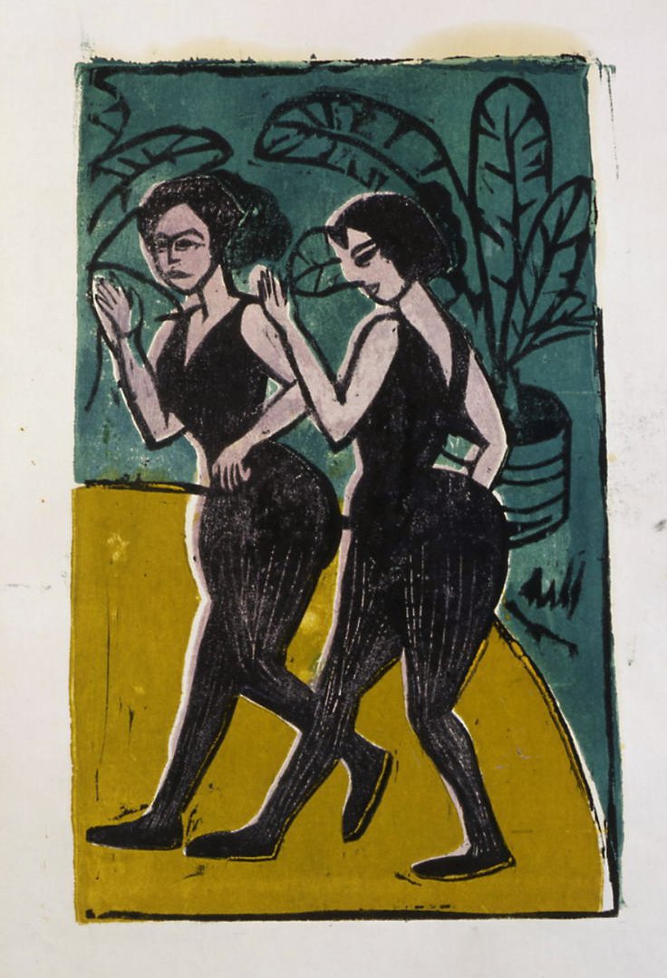 Angol stepp táncosok alkotó: Ernst Ludwig Kirchner