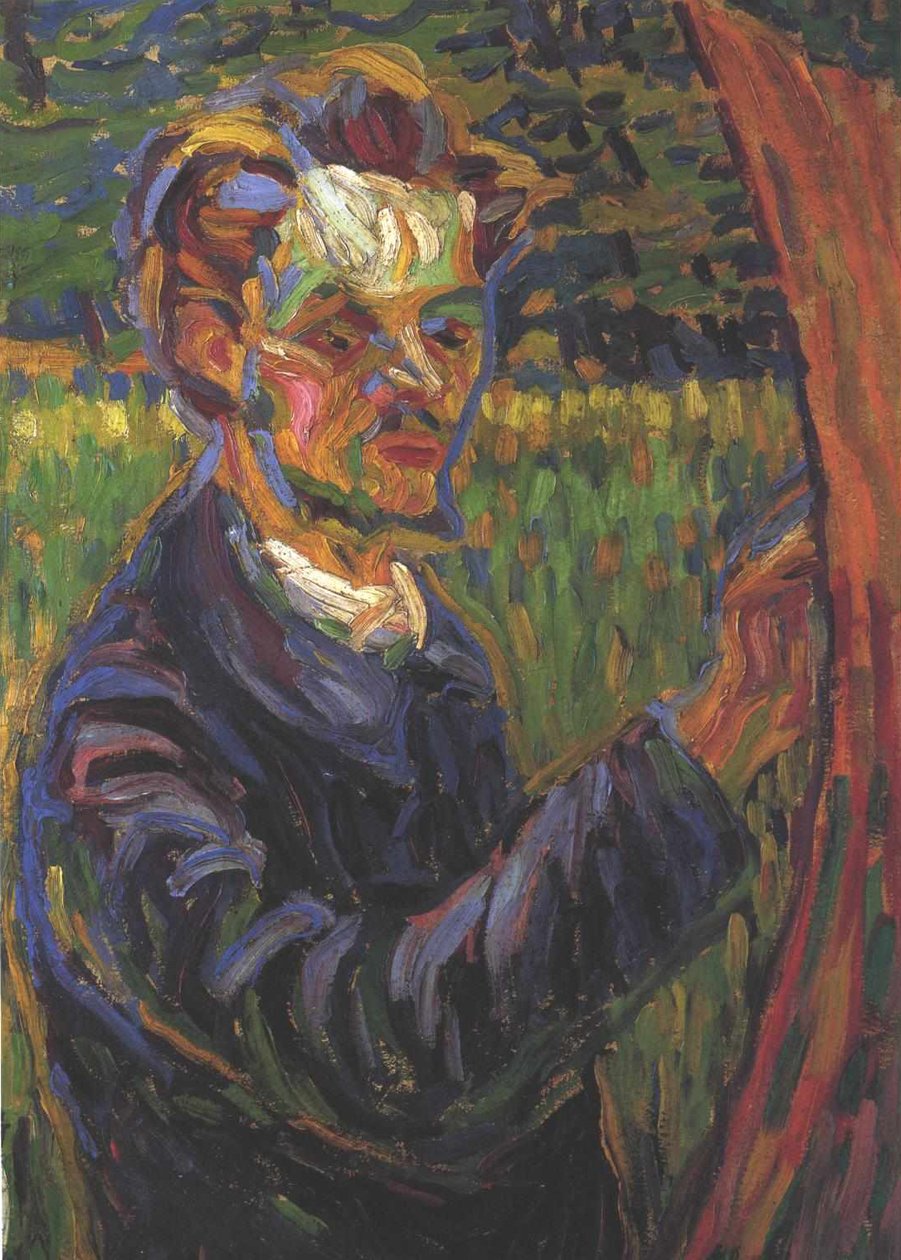 Erich Heckel a festőállványon alkotó: Ernst Ludwig Kirchner