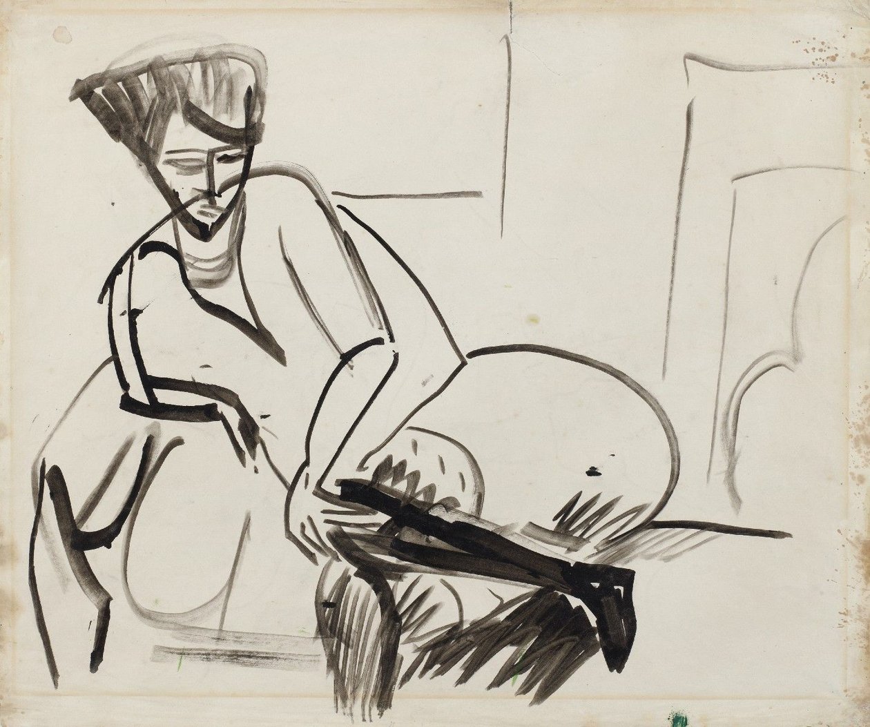 Nő a kanapén alkotó: Ernst Ludwig Kirchner