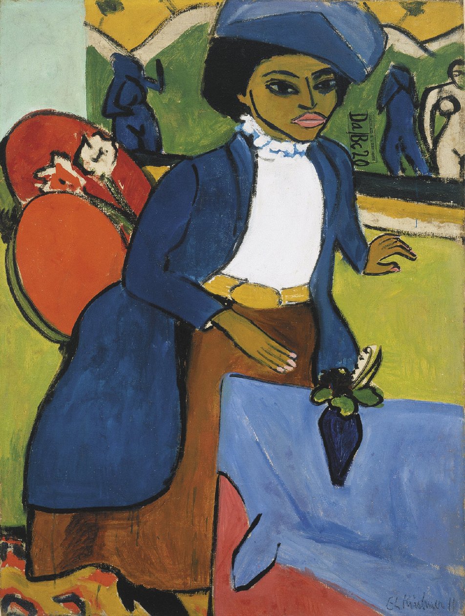 Egy nő portréja alkotó: Ernst Ludwig Kirchner