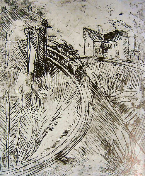 Gázmérő Schönebergben alkotó: Ernst Ludwig Kirchner