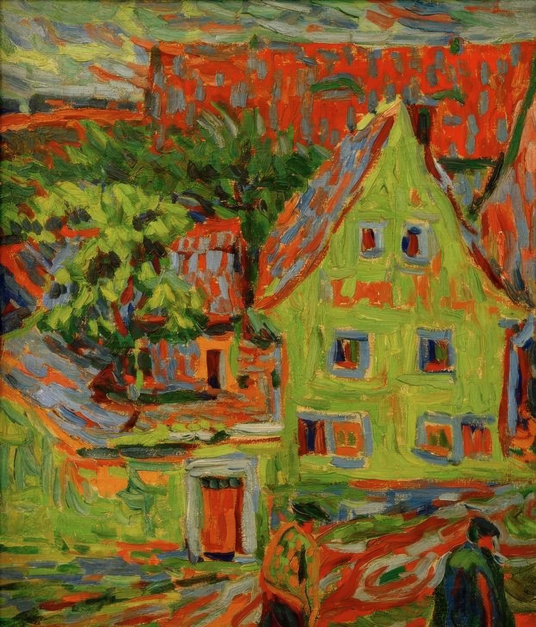 Zöld ház alkotó: Ernst Ludwig Kirchner