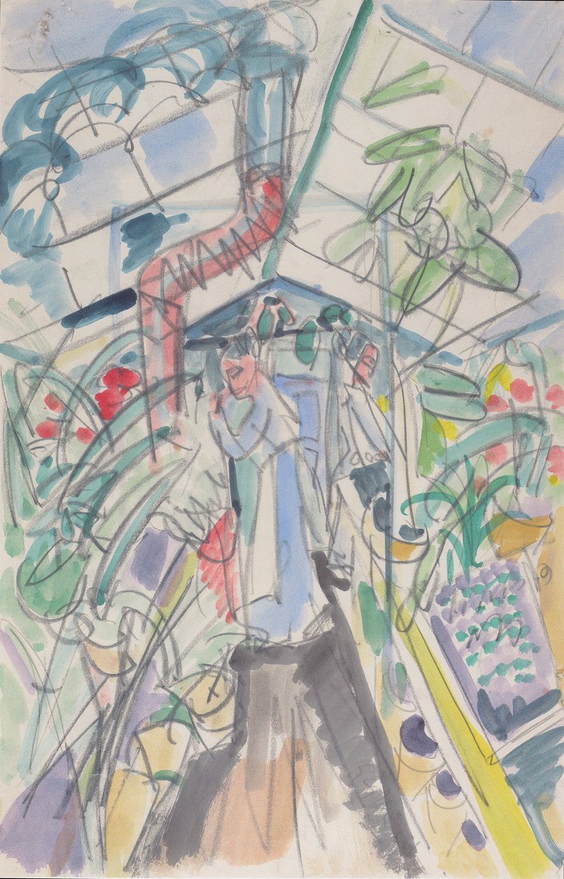 Az üvegházban alkotó: Ernst Ludwig Kirchner