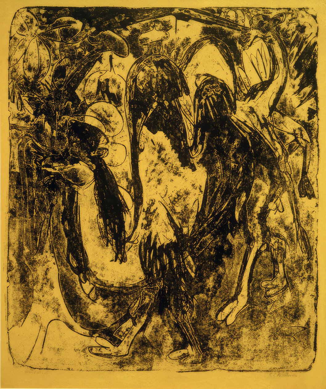 Teve és dromedár alkotó: Ernst Ludwig Kirchner