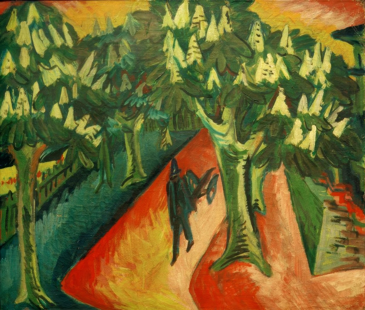 Kastanienallee alkotó: Ernst Ludwig Kirchner