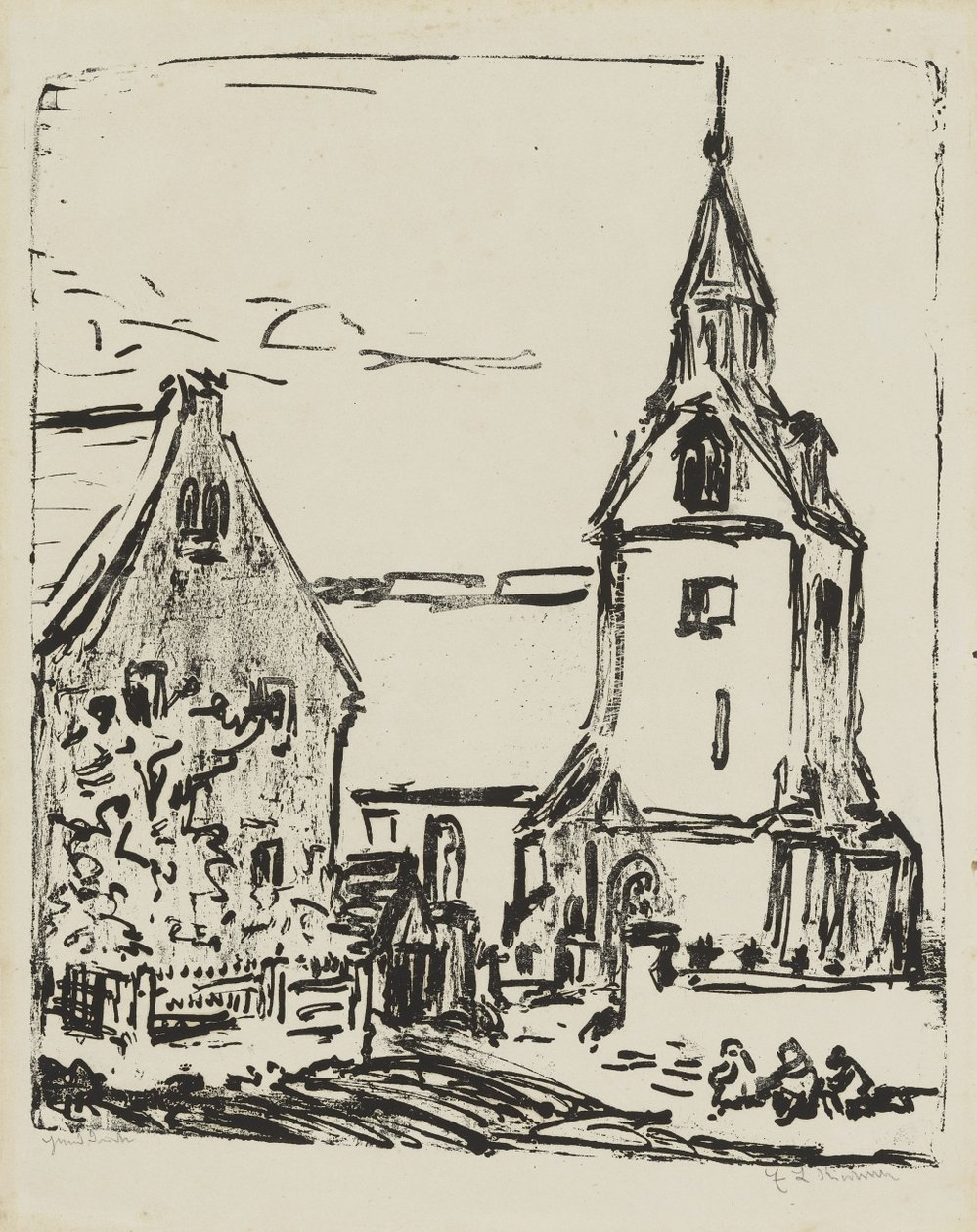 Goppelni templom alkotó: Ernst Ludwig Kirchner