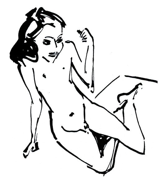Kis Fränzi alkotó: Ernst Ludwig Kirchner