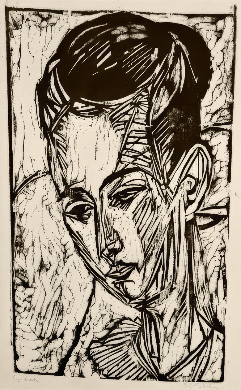 Hardt fejlánya alkotó: Ernst Ludwig Kirchner