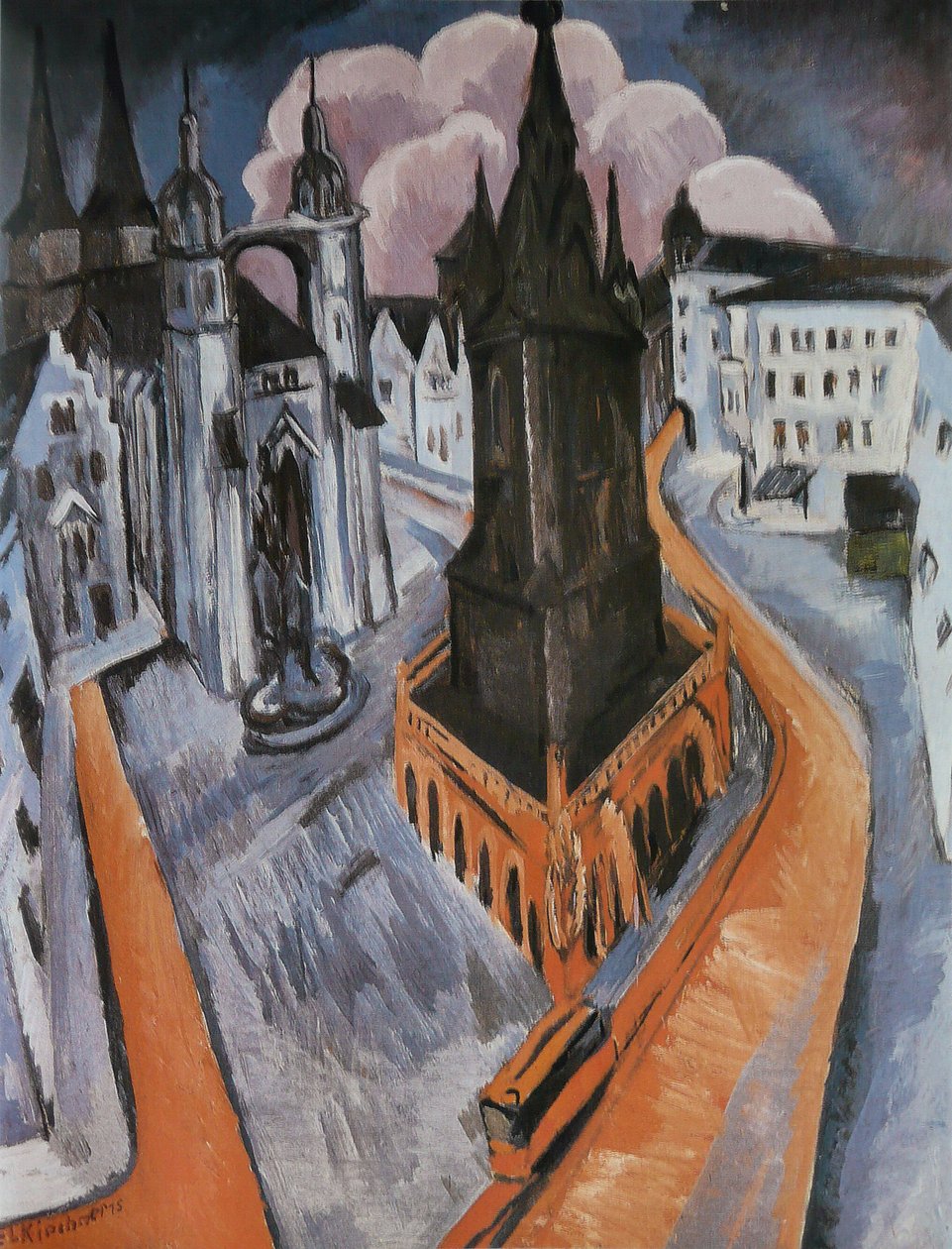 A Vörös Torony alkotó: Ernst Ludwig Kirchner