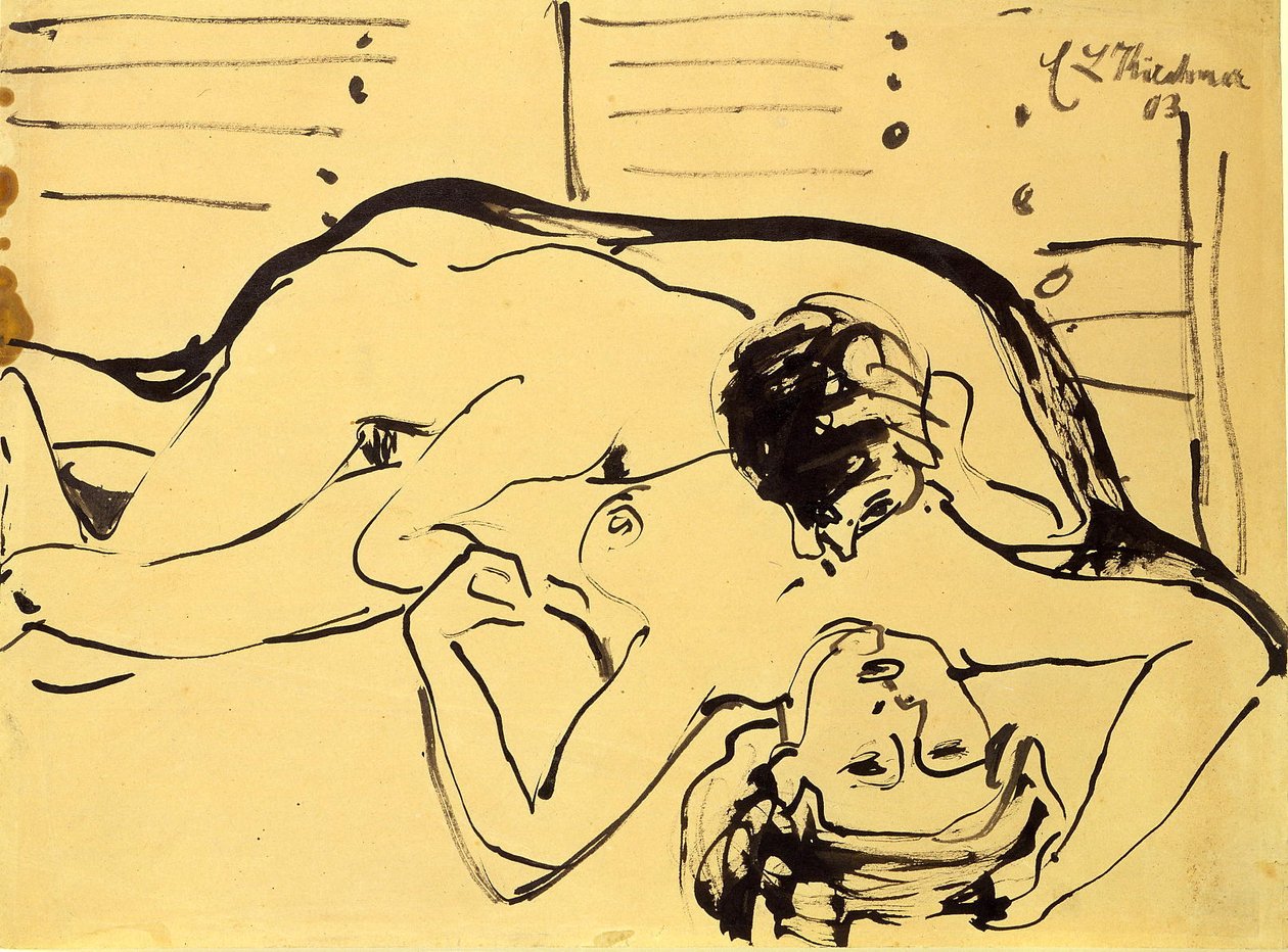Szerelmesek alkotó: Ernst Ludwig Kirchner