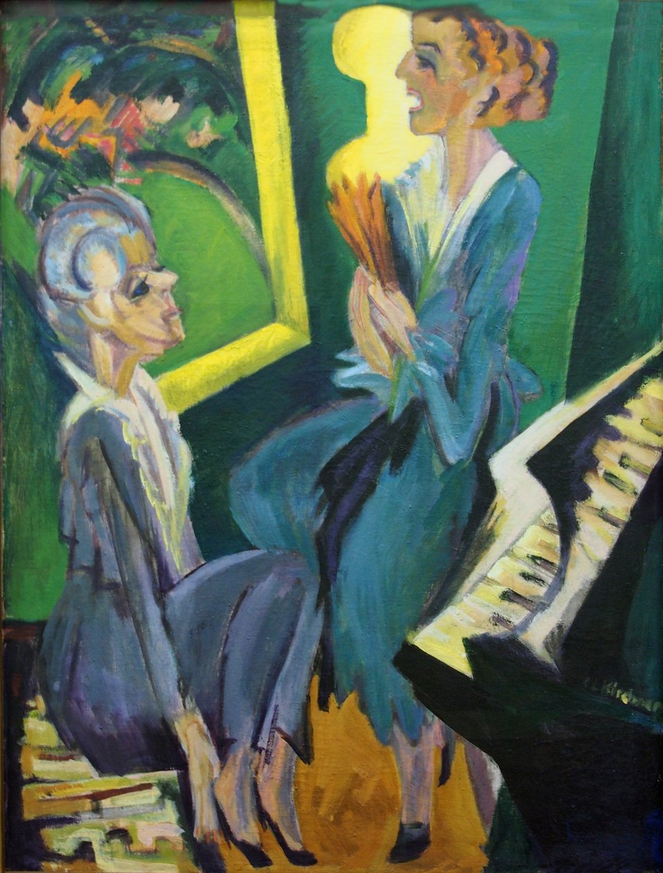 Zeneszoba alkotó: Ernst Ludwig Kirchner