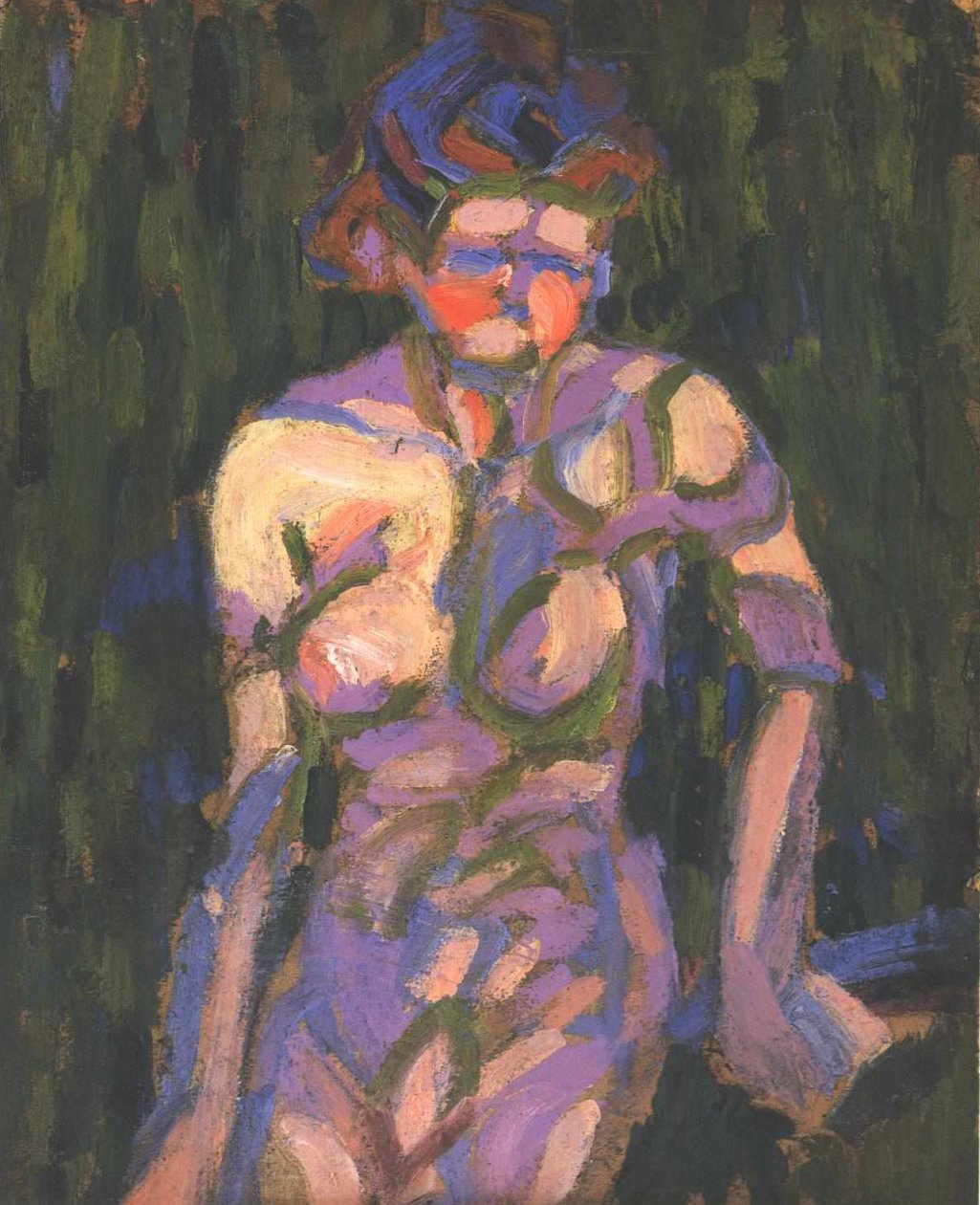Meztelen lány ág árnyék alkotó: Ernst Ludwig Kirchner