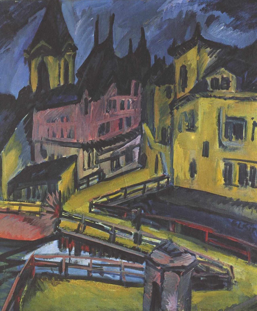 Chemnitz kapu híd alkotó: Ernst Ludwig Kirchner