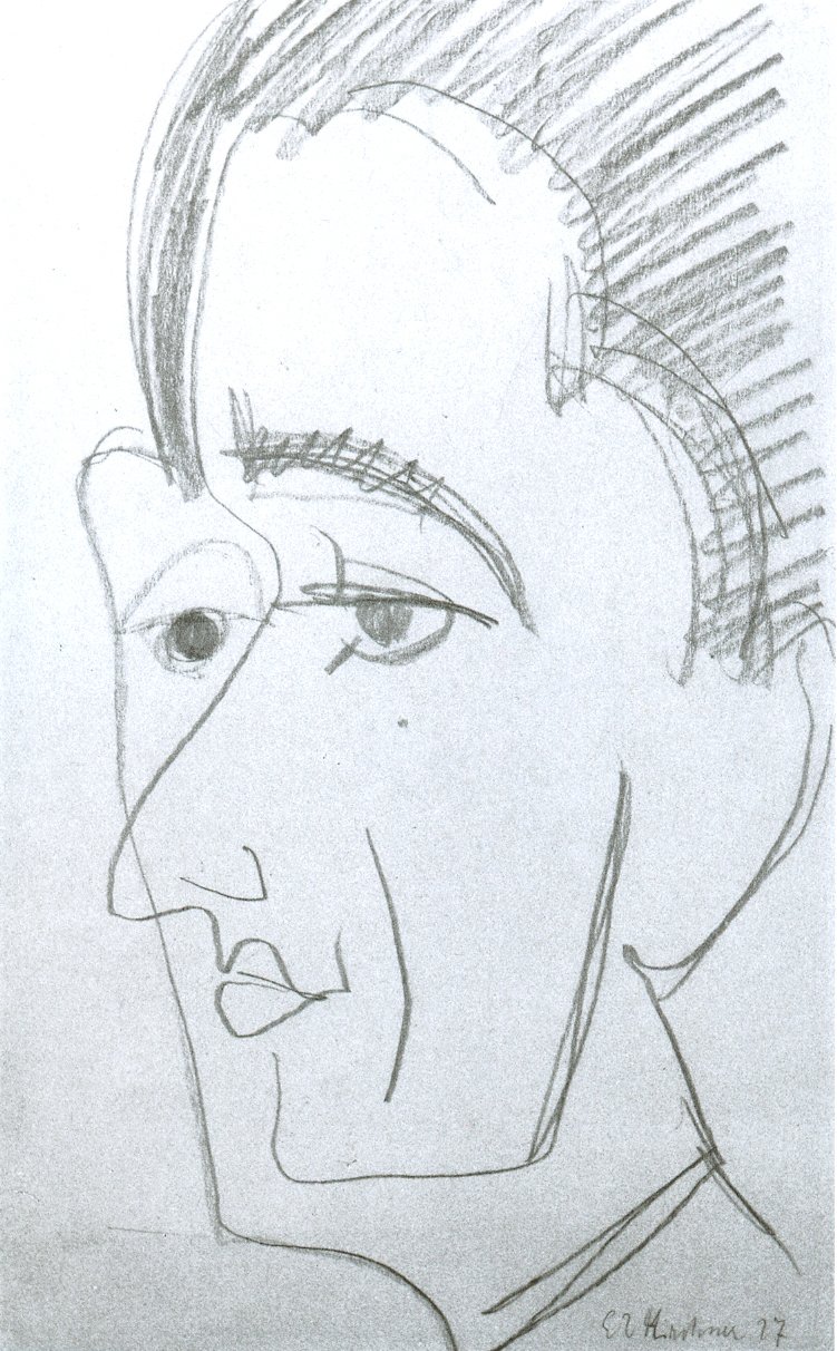 portré alkotó: Ernst Ludwig Kirchner