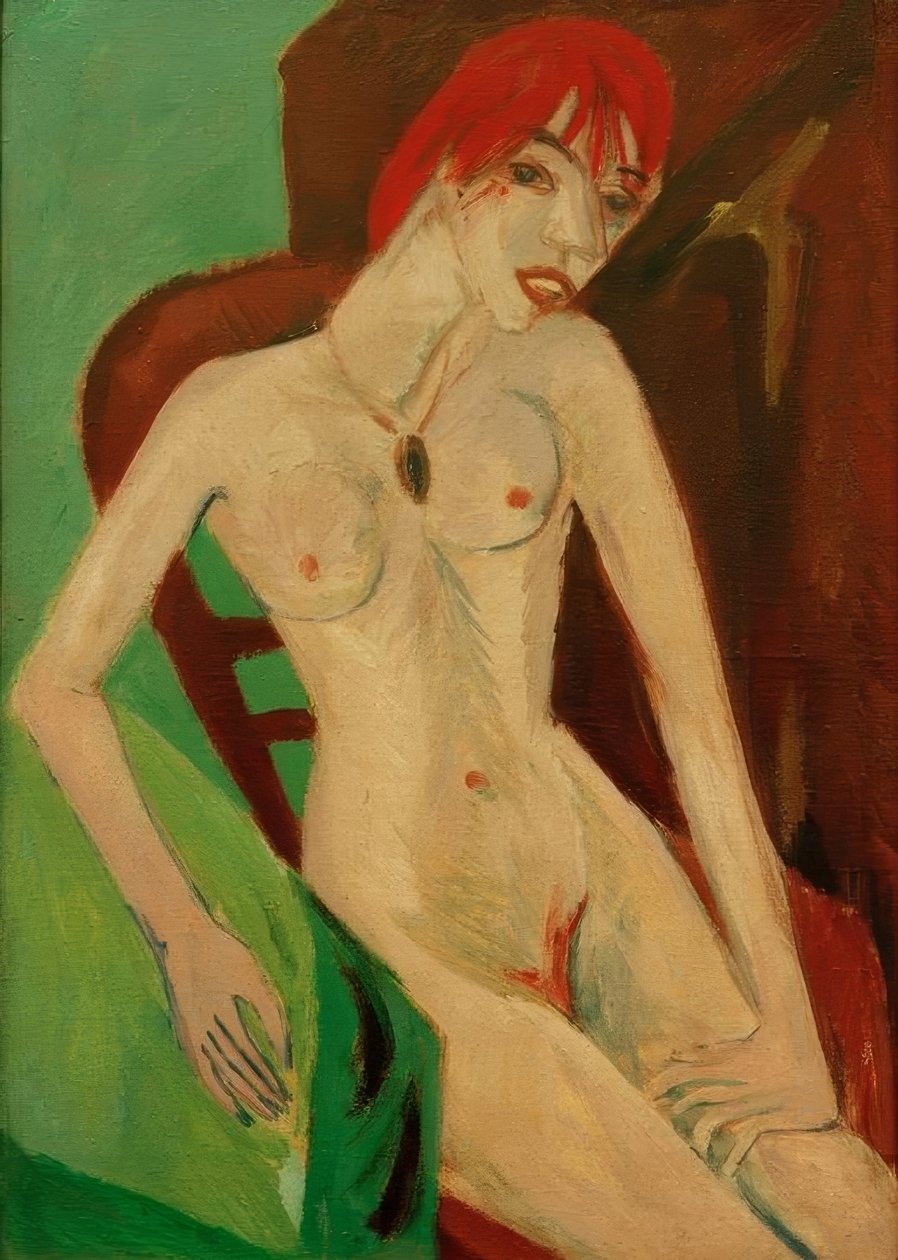 vöröshajú alkotó: Ernst Ludwig Kirchner