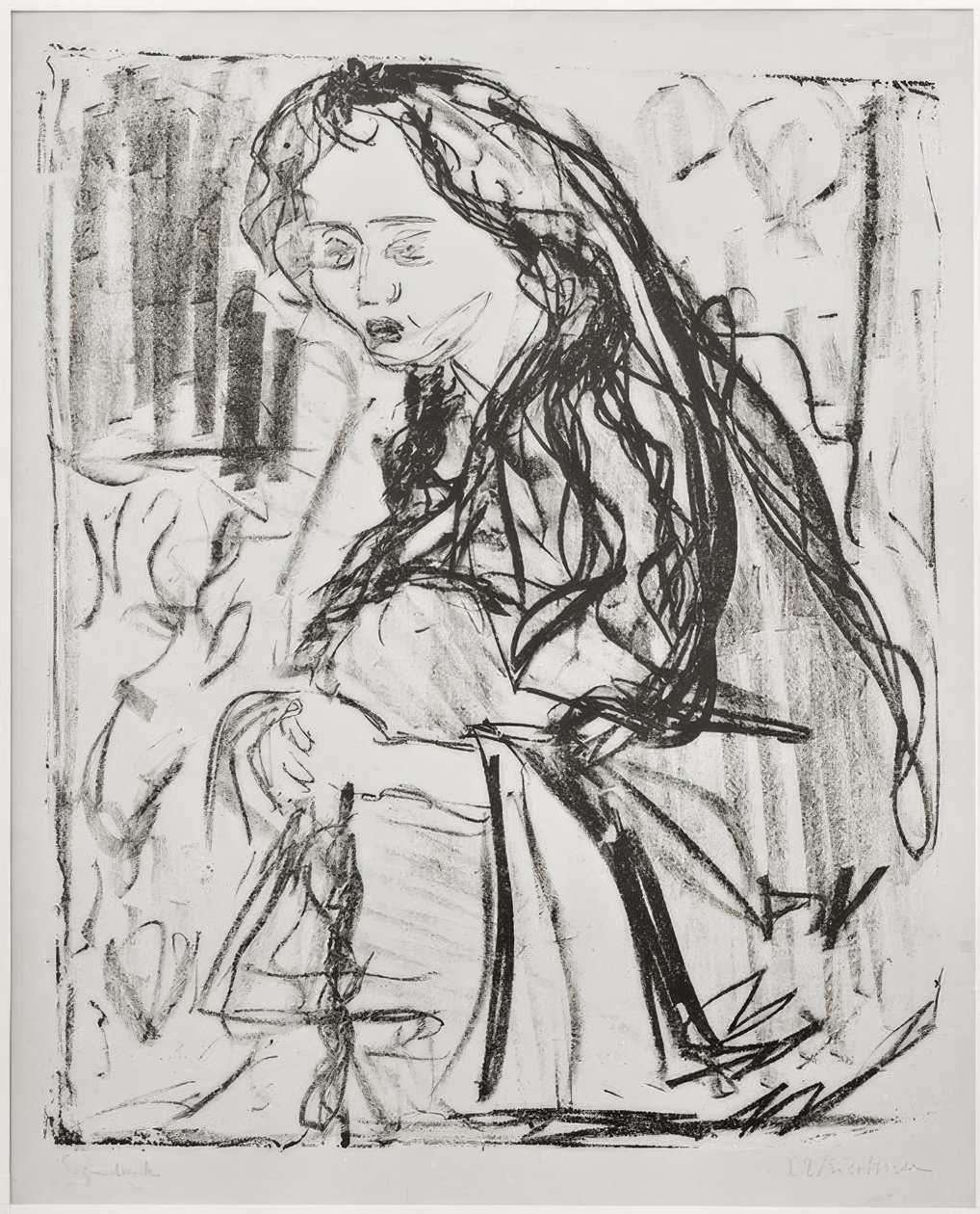 Ruth im Morphiumtraum alkotó: Ernst Ludwig Kirchner