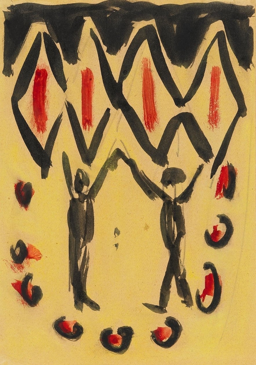 Táncos pár alkotó: Ernst Ludwig Kirchner