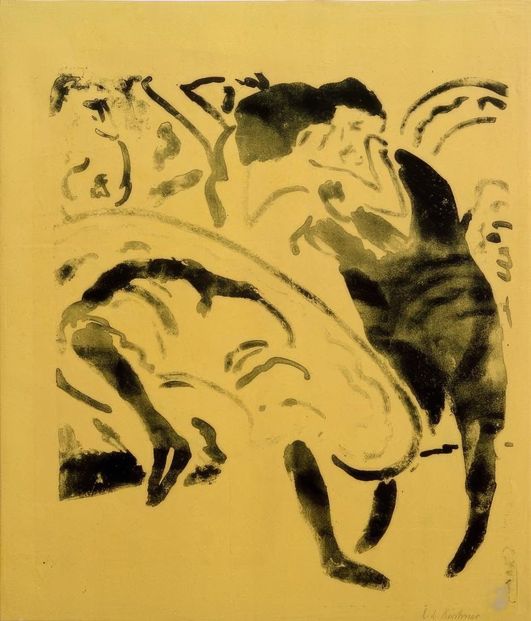 Táncoló pár alkotó: Ernst Ludwig Kirchner