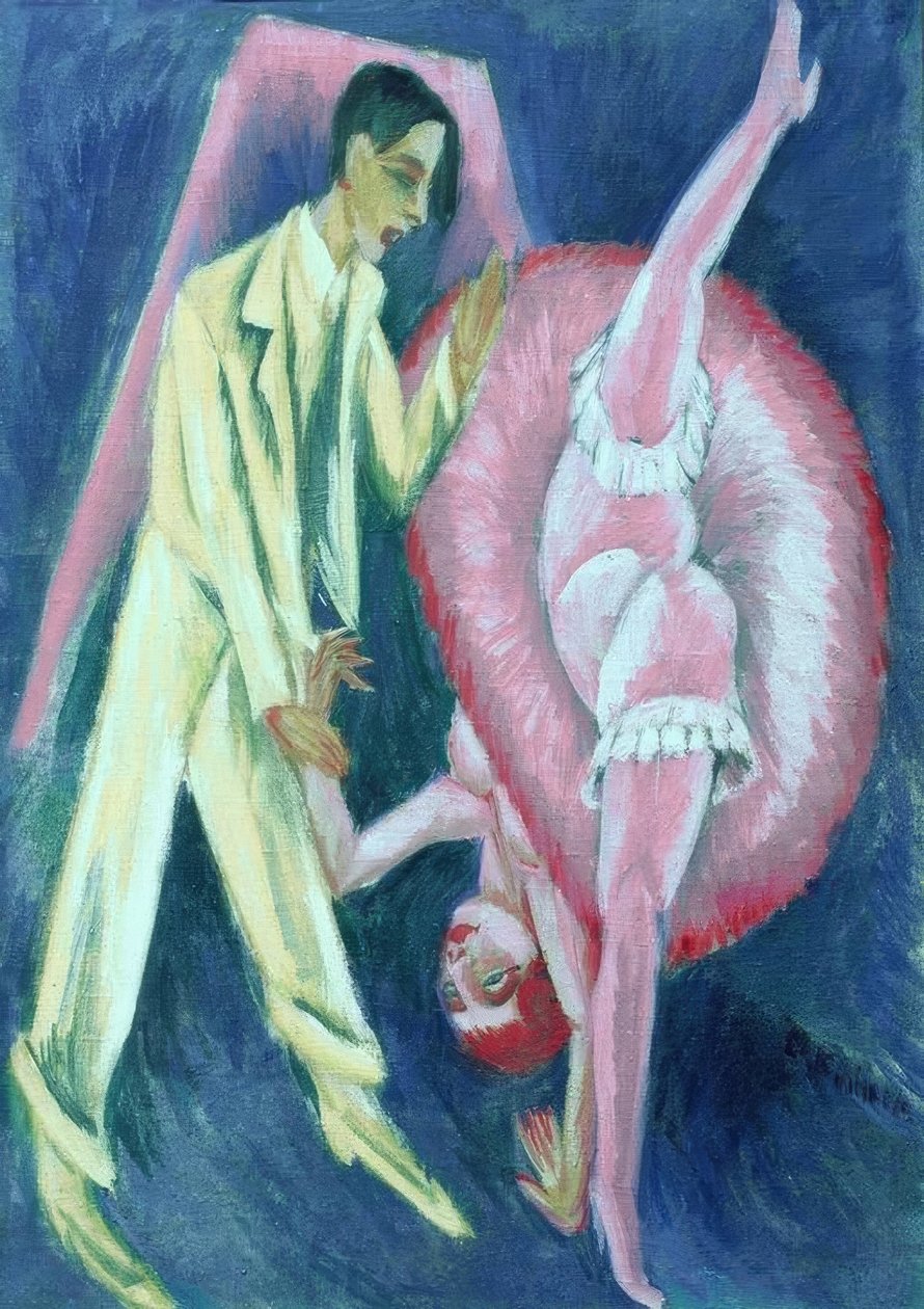 Táncoló pár alkotó: Ernst Ludwig Kirchner