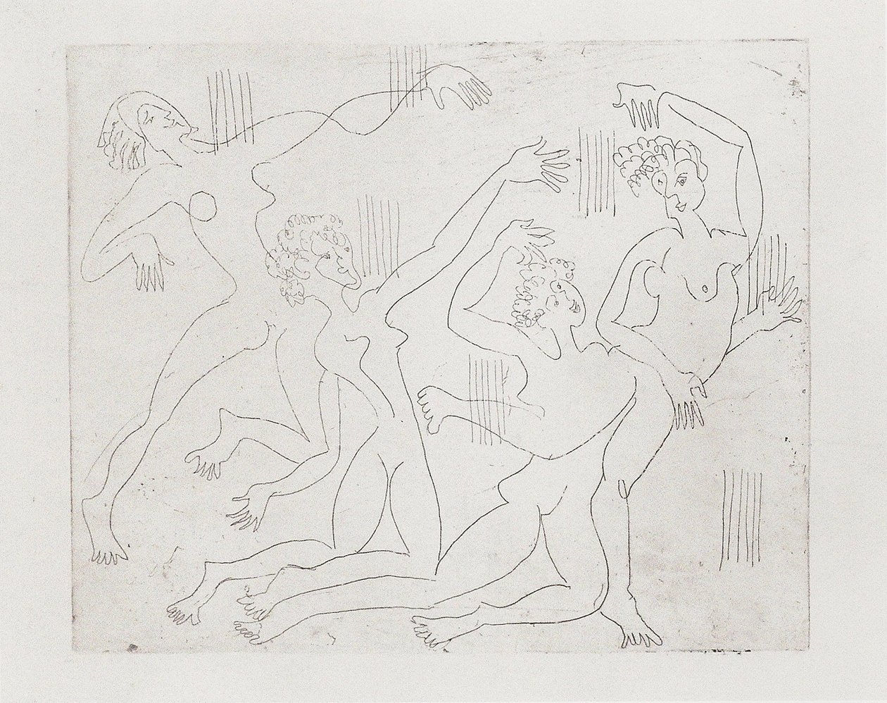 Tánciskola alkotó: Ernst Ludwig Kirchner