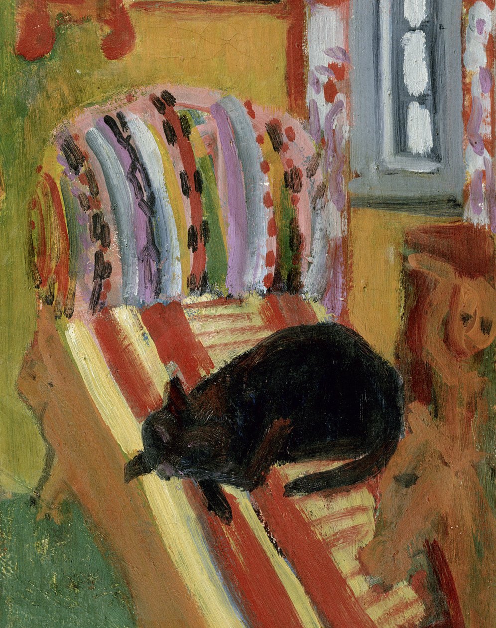 The Living Room, 1920 (148757 részlet) alkotó: Ernst Ludwig Kirchner