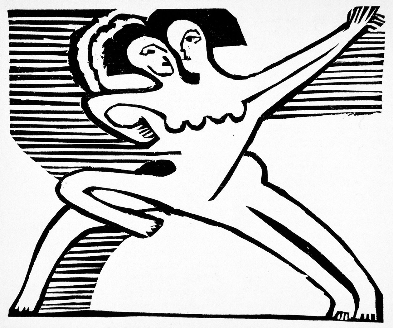 Két táncos, 1932 alkotó: Ernst Ludwig Kirchner
