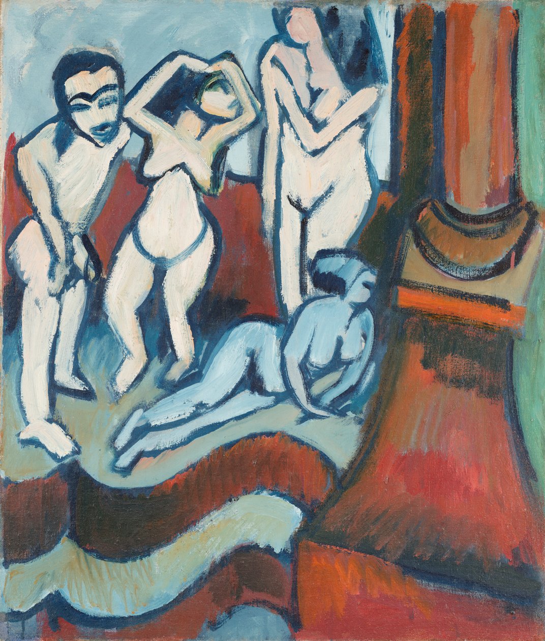 Négy faszobor alkotó: Ernst Ludwig Kirchner